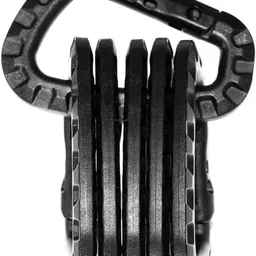 linist Tactical Carabiner Keychain - Hard Polymer Carabiners D Rings -6 Pcs -Set Carabiner image 2