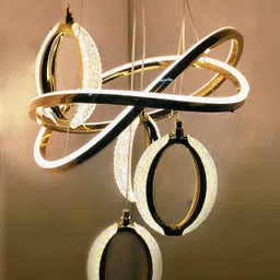 genree GEN- 915 / 4 LIGHT JHOOMER Chandelier Ceiling Lamp image 4