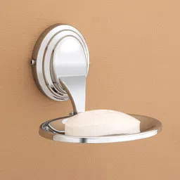 plantex Stainless Steel 304 Grade Towel Rack with Cubic Bathroom Accessories Set 5pieces Silver Towel Holder image 4