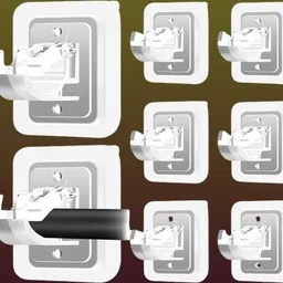 xwvaynex White Curtain Hooks image 1