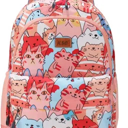 khatu sales collection Large 35 L Laptop Backpack 35 LTR Cute Cat Print Backpack for School, Travel & Lightweight & Durable-picture-11