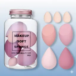 gleam soul Reusable Non Latex beauty Blender Sponges Set for Smooth Makeup Application-picture-34