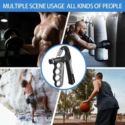 fit 4 heal Hand Grip Strengthener with Counter (5–100kg) – Power Gripper for Men & Women Hand Grip/Fitness Grip image 3