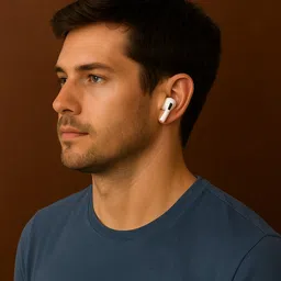 morxt Air-podx pro (2nd generation) MX320 with Earbuds Upto 40Hrs Playtime (USB-C) Bluetooth Headset image 5