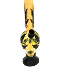 MFTONLINE (8in)AcrylicBong YELLOWMouth FaceShape StrongBong (Packof1) MIXColours Beer Bong Funnel-picture-14