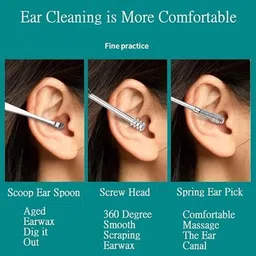 vishixit 1PCS-Ear Wax Cleaner Tool Kit with 1080P Camera WIFI & LED Light Rechargeable image 4