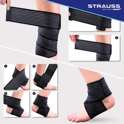 strauss Elastic Knee Bandages Wraps | Knee Support | Knee Cap | Knee Brace | Knee Band Knee Support image 5