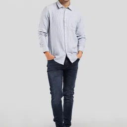 crocodile Men Slim Mid Rise Dark Blue Jeans-picture-20