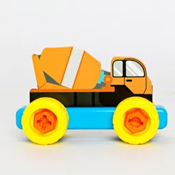 tak tak toys Worksite Wonders – Building Blocks | Construction Vehicle Set for Kids | Age 3+ image 2