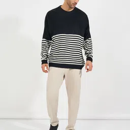 Styli Men Striped Pullover image 5