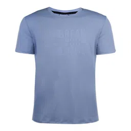 Men's Short-Sleeved Crew Neck Breathable Fitness T-Shirt - Twilight Blue-image-66