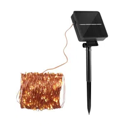 XERGY Multicoloured Solar Powered LED Outdoor Decoration String Light 12 m image 3