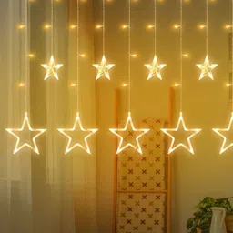 ENORMITY Yellow Star Shape String Lights image 3