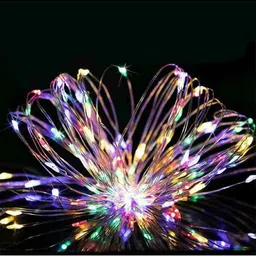 XERGY Multicoloured Solar Powered LED Outdoor Decoration String Light 12 m image 5