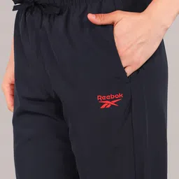reebok Men Solid Dark Blue Track Pants image 5