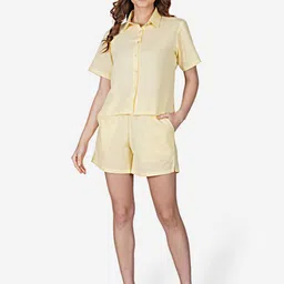 ARTEMIS Women Yellow Night Suit-image-11