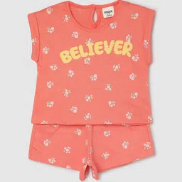 max Infants Girls Floral Printed Pure Cotton Night suit-picture-19