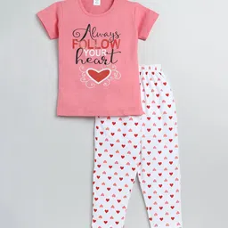 Todd N Teen Girls Black Printed Night suit-image-74