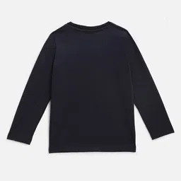 HERE&NOW Boys Blue & Grey Printed Night suit image 5