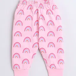 BUMZEE Girls Conversational Printed Night suit image 4