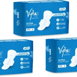 ULTRA THIN XXL ( 330 mm) COMBO OF 3 _PACK OF 6 Sanitary Pad-image-54