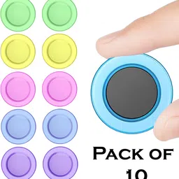 eduway Colourful Transparent Magnet Buttons for Fridge, Magnetic Whiteboard & Craft Use Multipurpose Office Magnets Pack of 10-picture-11