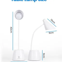 hasthip USB LED Desk Lamp 3-Color Desk Lamp with Dimmable Brightness Study Lamp image 2