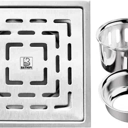 bathifi Floor Stainless Steel Push Down Strainer-picture-27
