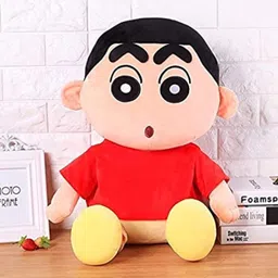 Super Soft Plush Cartoon Character Embordary ShinChin Soft toys for Kids Playing - 30 cm-image-21