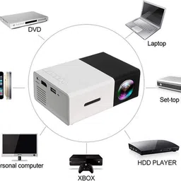 ZoTronico Portable Mini Smart Projector Compatible with Android iOS Laptop firestick 500 lm LED Corded Mobiles Portable Projector image 4