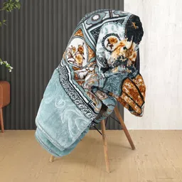 magical Floral King Mink Blanket for Heavy Winter image 4