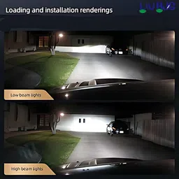 lovmoto Universal M6 80W H4 LED Headlight Bulb for Bike & Car with Cooling Fan SG71 Fog Lamp Car, Motorbike LED for Yamaha (12 V, 80 W) image 4