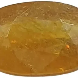 Sahiba Gems Yellow Cut Natural Sapphire Gemstone image 3