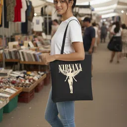 freaks Black Men & Women Tote Tote-Nirwings-blk image 2