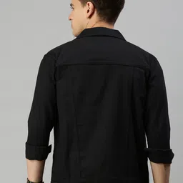 vogati Men Washed Denim Jacket image 2