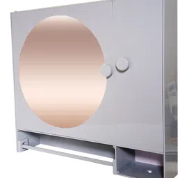 winaco Round Grey Acrylic Wash Basin /Bathroom / Storage Wall Mirror Cabinet. Acrylic Wall Shelf-picture-25