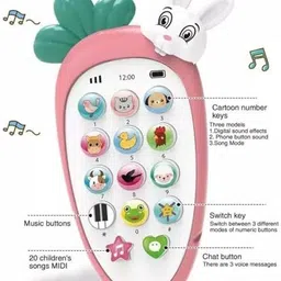 countrylink Smart Phone Cordless Feature Mobile Phone for Kids Phone Small Musical Toys image 4