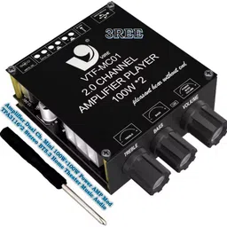 Q Mini 100W+100W Power AMP Mod TPA3116*2 Stereo BT5.3 Micro Controller Board Electronic Hobby Kit-image-80