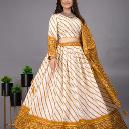 s r cretion Printed Semi Stitched Lehenga Choli-picture-25