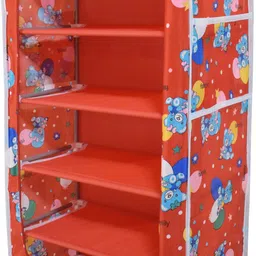 flipzon Baby 6 Shelve Fabric Wardrobe PP Collapsible Wardrobe-picture-17
