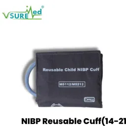 vsuremed Reusable NIBP Neonate Arm Cuff with Single Tube Size 14-21cm Bp Monitor Cuff image 1