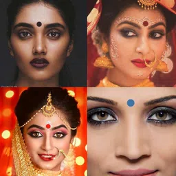 rainbow arts Multicolor Plain Bindi for Regular Use - Set of 15 Forehead Multicolor Bindis image 3