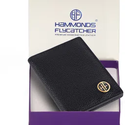 hammonds flycatcher Men & Women Casual, Formal, Travel, Trendy Black Genuine Leather RFID Card Holder - Mini-picture-11