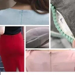 wonder star Multi Purpose 16 Inch 30 Pcs Multicolor Nylon Invisible Zipper image 4