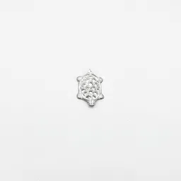 dokchan Silver Tortoise - Decorative and Auspicious Figurine for Home and Office Decorative Showpiece - 0.4 cm image 4