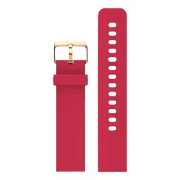 Noise Premium Silicone Strap for Noise ColorFit & NoiseFit (22mm) (Sweat Resistant, Red) image 4