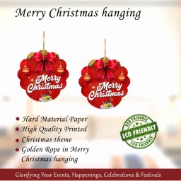 Special You Christmas Decorations With Merry Christmas Wall Hanging Decor- 10Pcs image 3