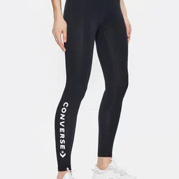 Converse Women Wordmark Pure Cotton Ankle Length Tights-image-5