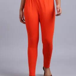 GRACIT Pack Of 2 Cotton Lycra Ankle-Length Leggings image 3