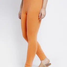 GRACIT Women Pack Of 3 Super Combed Cotton Lycra Ankle Length Leggings image 2